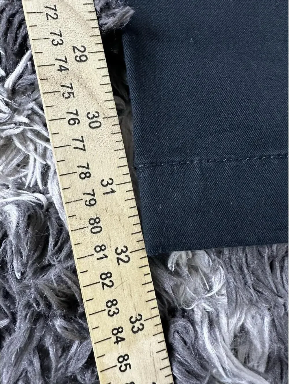 NWT J.Crew Mens Chino Pants Size 34x32 Black Slim Fit Stretch Casual